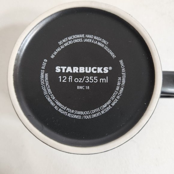 Starbucks Black and Silver Coffee Mug - Picture 8 of 9